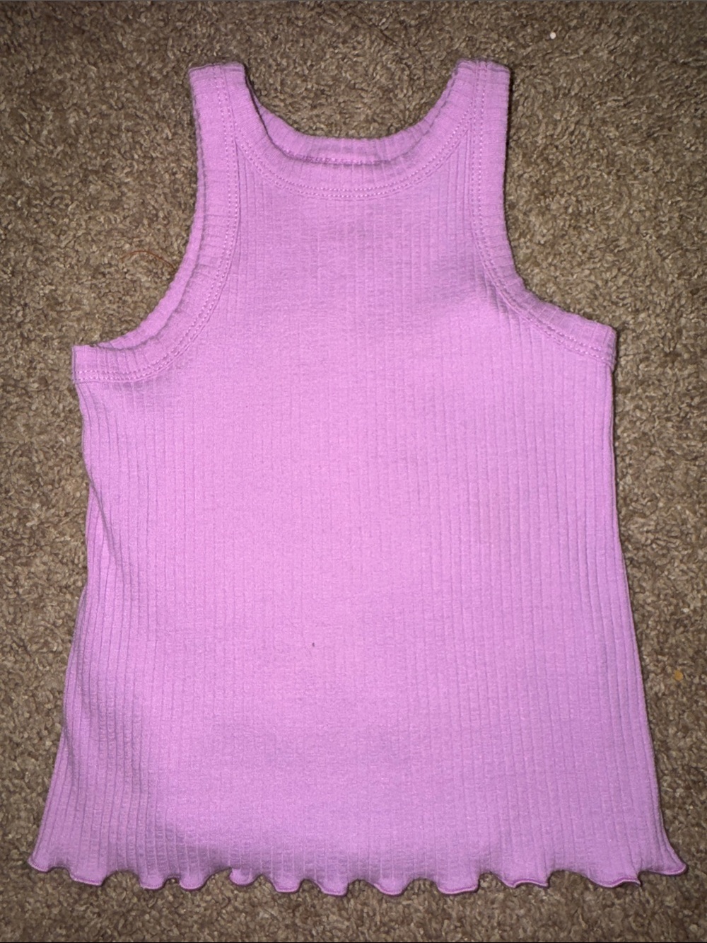 Cat & Jack Pink Ribbed Tank Top